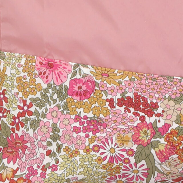 【紀ノ国屋 リバティプリント エコバッグ（全3柄）】ピンクには華やかな印象の「マーガレット・アニー（Margaret Annie）」柄を採用