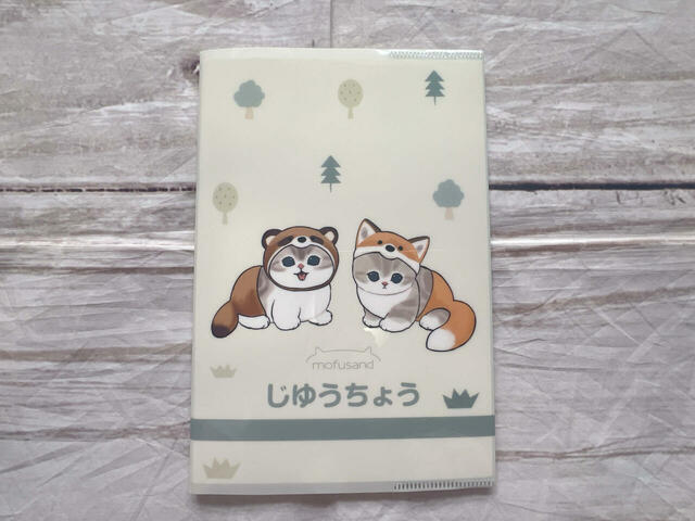 mofusand A5カバー付きノート/税込110円