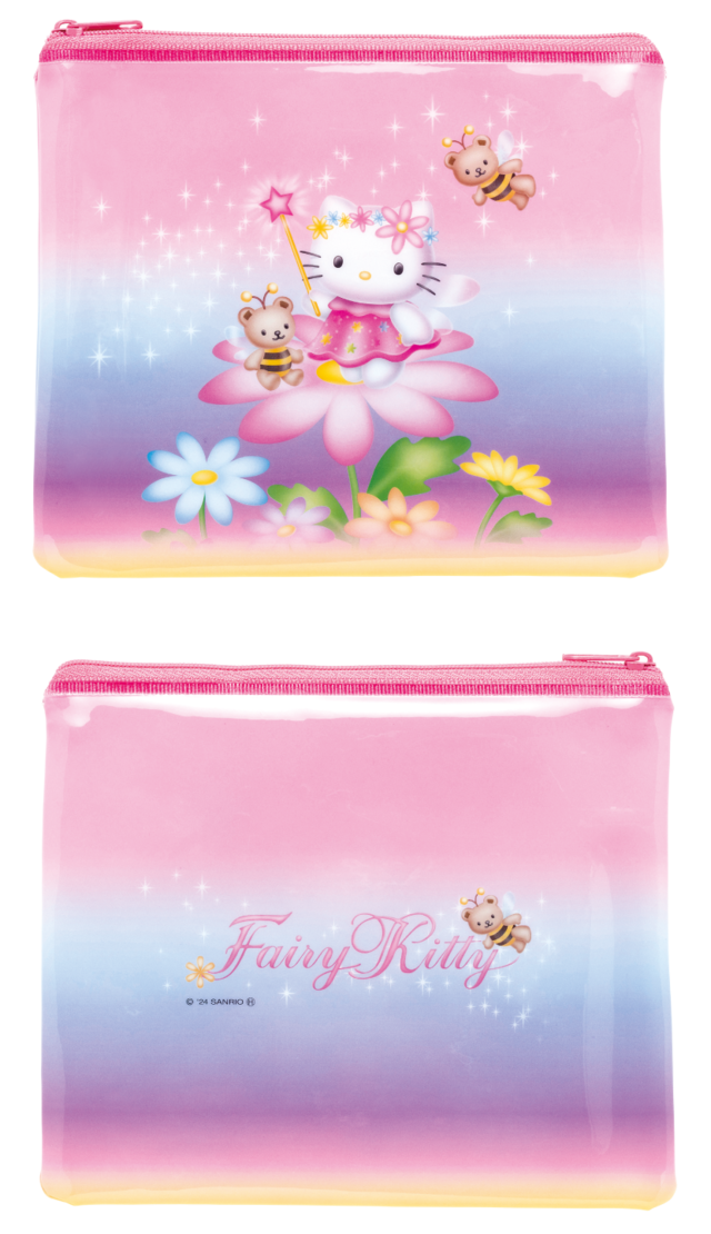 D賞フラットポーチ(全6種)【Happyくじ『HELLO KITTY 50th〜ハッピーアニバーサリー★〜』】