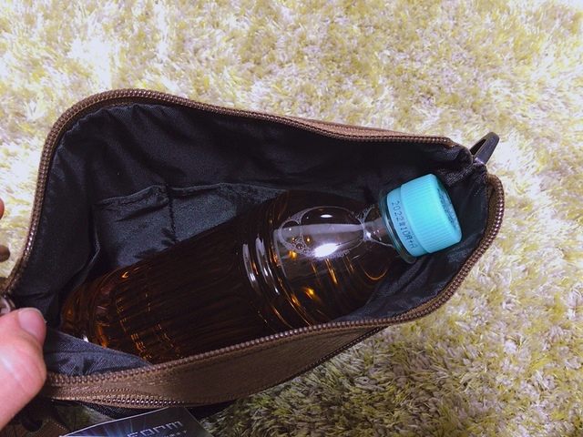 【ワークマン ジョイントサコッシュ】ペットボトルも入ります