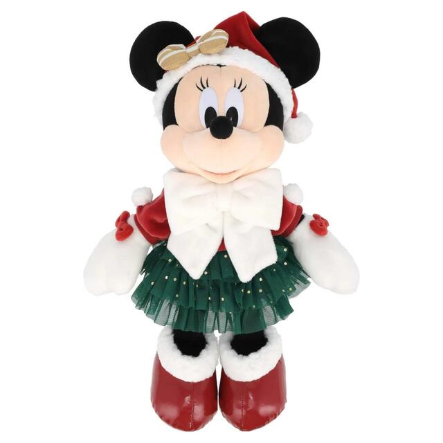 ぬいぐるみ 5,500円|東京ディズニーリゾート「ディズニー・クリスマス」スペシャルグッズ|販売店舗:東京ディズニーランド「ディズニー&カンパニー」、東京ディズニーシー「エンポーリオ」|発売日:2025年11月10日(月)