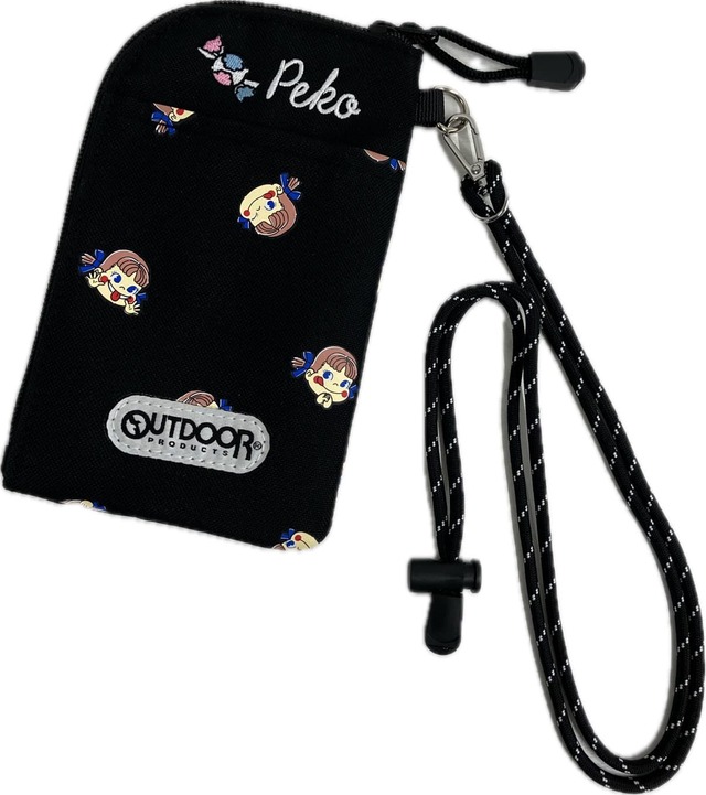 【不二家】いろいろな表情のペコちゃんが楽しめるかわいいデザイン！ Peko×OUTDOOR PRODUCTS 限定アイテム発売 / スマートショルダー