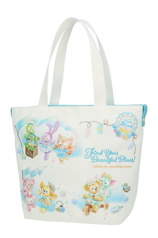 トートバッグ 4,800円|東京ディズニーシー「ダッフィー&フレンズのファインド・ユア・ビューティフル・ブルー!」グッズ|発売日:2026年7月7日(火)