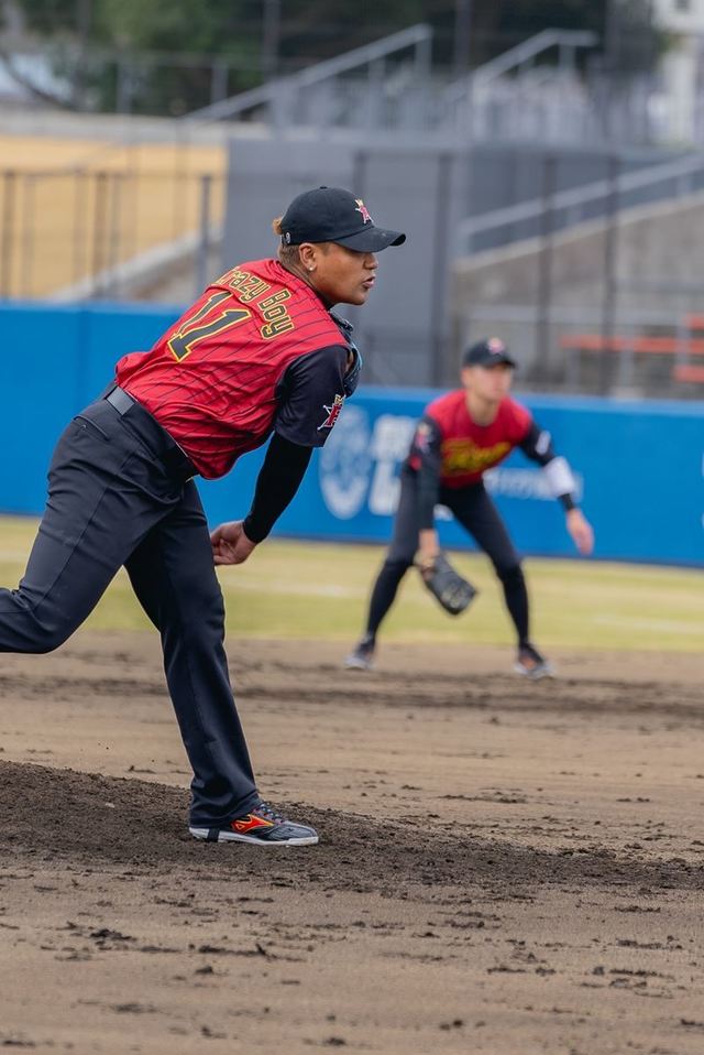 「中目黒リュージーズ vs グレープカンパニー 草野球対決」(C)CL