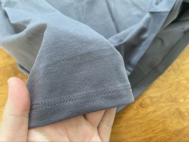 【GU コットンカラーラウンジセット】素材は綿100%で薄すぎず厚すぎない生地感♪