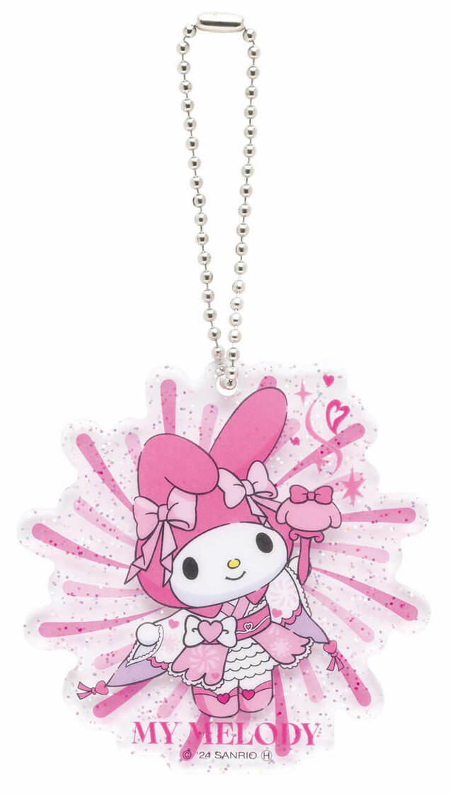 ラメアクリルチャーム賞｜Happyくじ「Sanrio characters HANABI 2024」