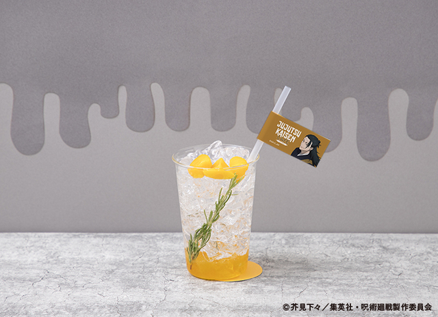 【夏油傑】マンゴーエード 880円｜呪術廻戦カフェ2023 渋谷事変｜カフェメニュー