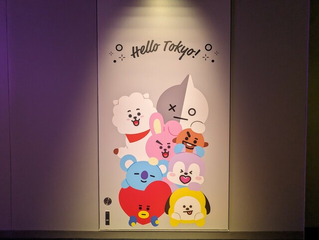 【BT21｜sequence MIYASHITA PARK】廊下にもフォトスポット多数