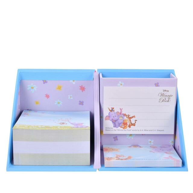 プー＆フレンズ 付箋・メモ帳 ペンスタンド付き Roo ＆ Lumpy - From the Winnie-the-Pooh 950円