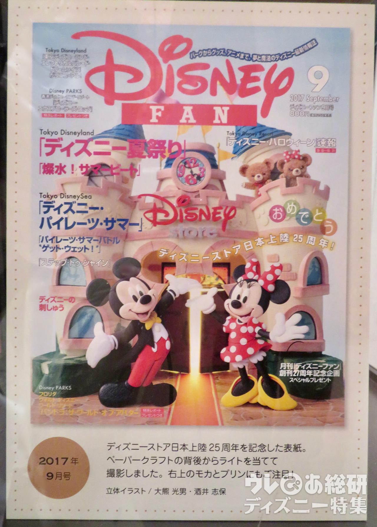 思い出がよみがえる…「ディズニーファン」30年分の表紙とグッズに興奮