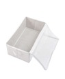「透明フタ付収納BOX／不織布収納シリーズ」330円（税込）