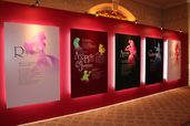 プリンセスたちの紹介パネル　©Disney