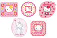 G賞ステッカーSET（全6種）【Happyくじ『HELLO KITTY 50th〜ハッピーアニバーサリー★〜』】