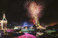 『じゃらん』行ってみたい！冬花火ランキング第７位「レオマリゾート 花火ファンタジア～奇跡のオーロラショー×花火ファンタジア～」