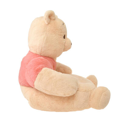 新品★プーさん チェア型クッション　座いす　POOH'S INTERIOR　限定 ディズニー】プーさんに座れちゃう！大胆すぎる衝撃デザインの