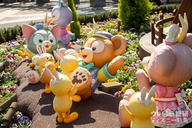 「うさピヨ・イースターパーク」デコレーション