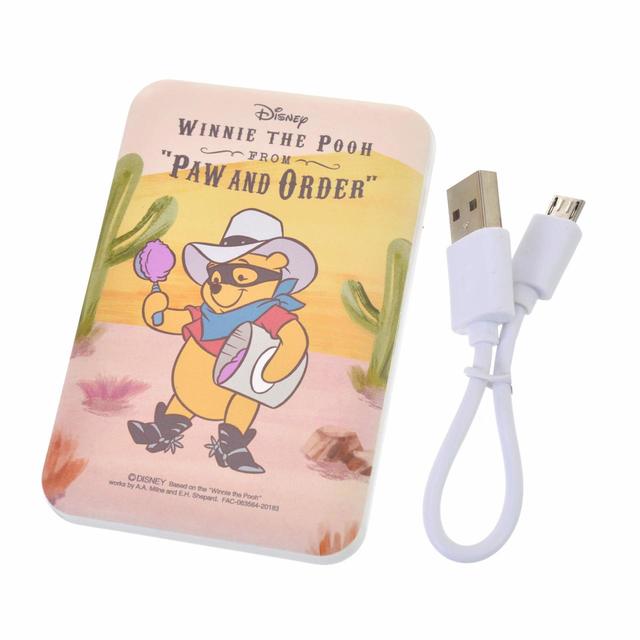 プーさん モバイルバッテリーチャージャー Western Pooh 4,400円