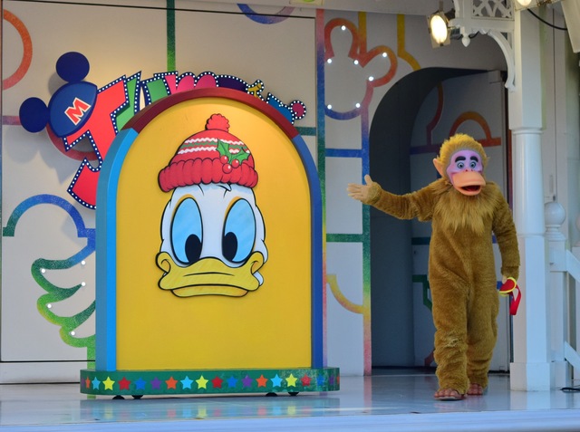 ドナルドの福笑いが、クリスマスバージョンに。