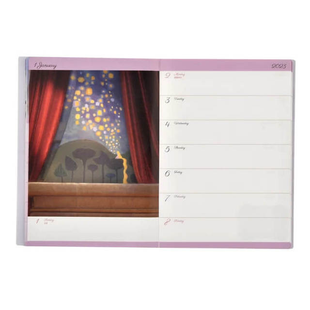 塔の上のラプンツェル 手帳・スケジュール帳 2023 B6 メタリック CALENDARS & ORGANIZERS 1,980円
