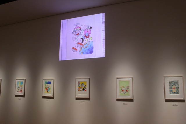 色鮮やかな原画たち。