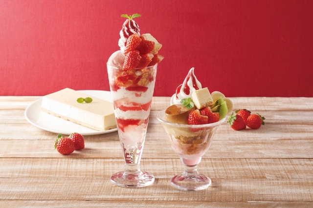 季節のジョナパフェ・自家製プリンのジョナサンデー