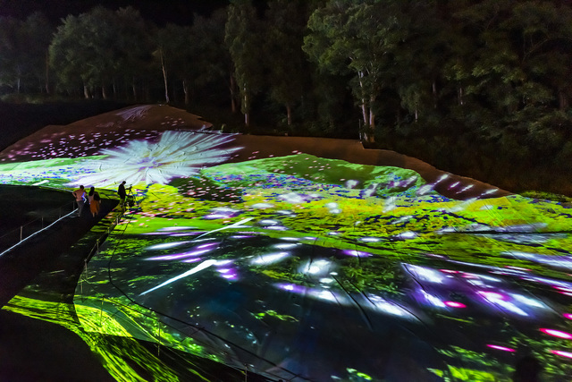 アパリゾート上越妙高「アパリュージョン2019」プロジェクションマッピング