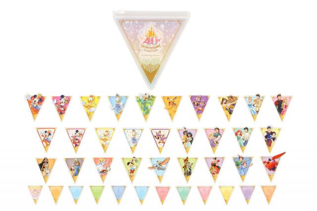 シールセット 1,200円｜東京ディズニーリゾート40周年“ドリームゴーラウンド”グランドフィナーレ スペシャルグッズ｜発売日：2024年1月23日（火）｜販売店舗：東京ディズニーランド「グランドエンポーリアム」、東京ディズニーシー「エンポーリオ」