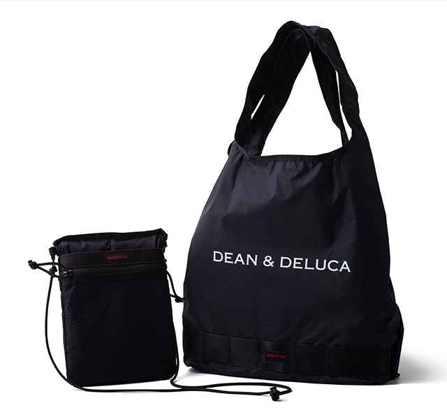 【DEAN ＆ DELUCA×BRIEFING／サコッシュトートバッグ】トートバッグは幅33.5×高さ40×マチ12cm、サコッシュは幅17.5×高さ22.5cmです