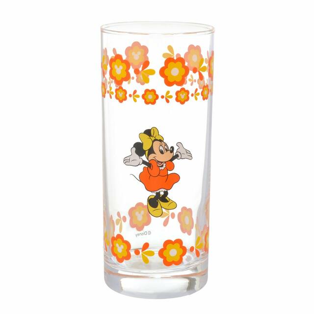 ミニー グラス ロング DISNEY レトロ喫茶 1,980円