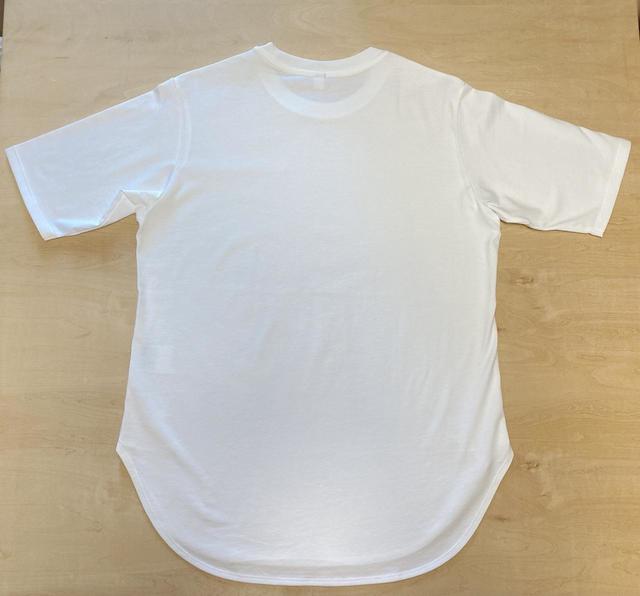 【ユニクロ】スムースコットンラウンドヘムロングT／税込1,500円