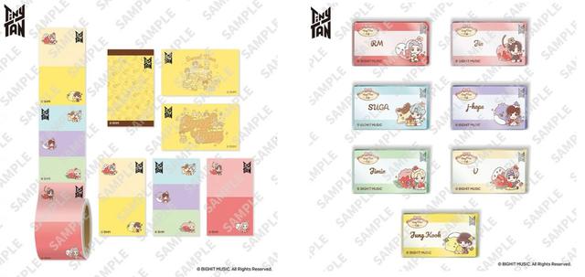 ロール付箋、アクリルネームバッジ（全7種）