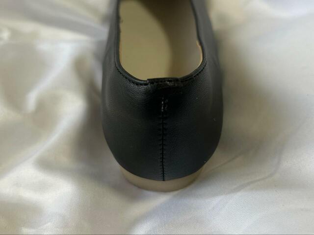 【AMERICAN HOLIC 整履き】かかとの部分もソフトレザーで柔らかい