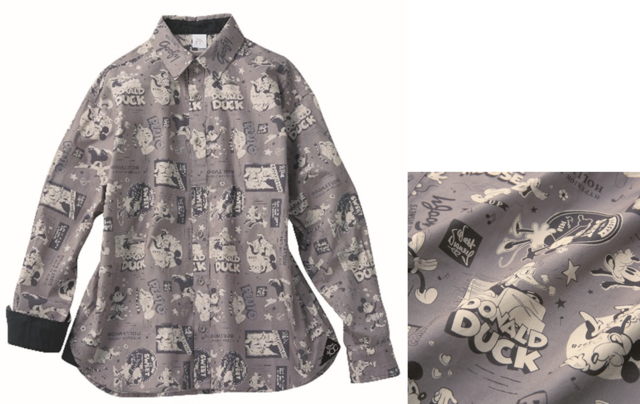 ユニセックス総柄シャツ（Disney100）｜8,990円（税込）
