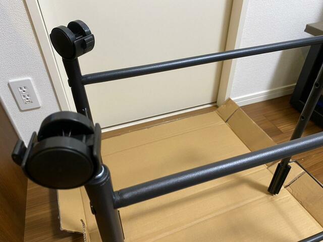 【山善YAMAZEN) 収納ラック】取り付けにネジがないので簡単