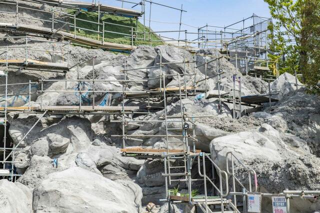 魔法の泉:「ファンタジースプリングス・エントリーウェイ」ラプンツェル(2023年5月撮影)