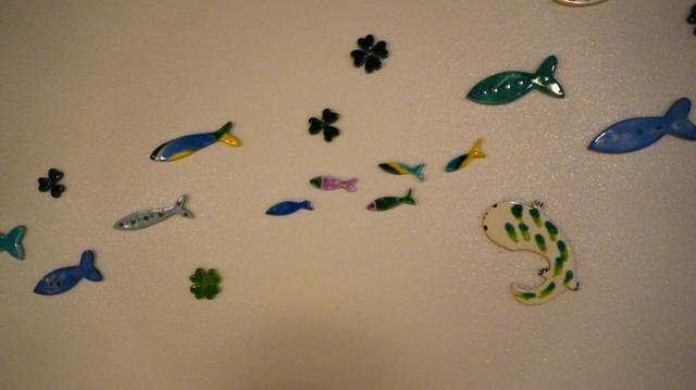 さかなやオオサンショウウオのタイル