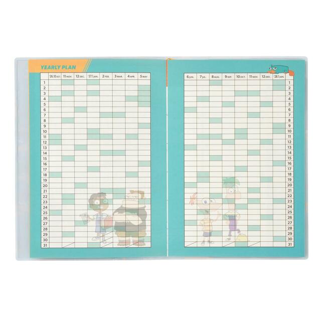 フィニアスとファーブ 手帳・スケジュール帳 B6 CALENDAR & ORGANIZER 2027 1,500円