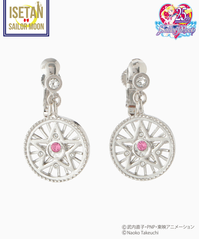 スワロフスキー®クリスタルコラボ クリスタルスターコンパクトイヤリング