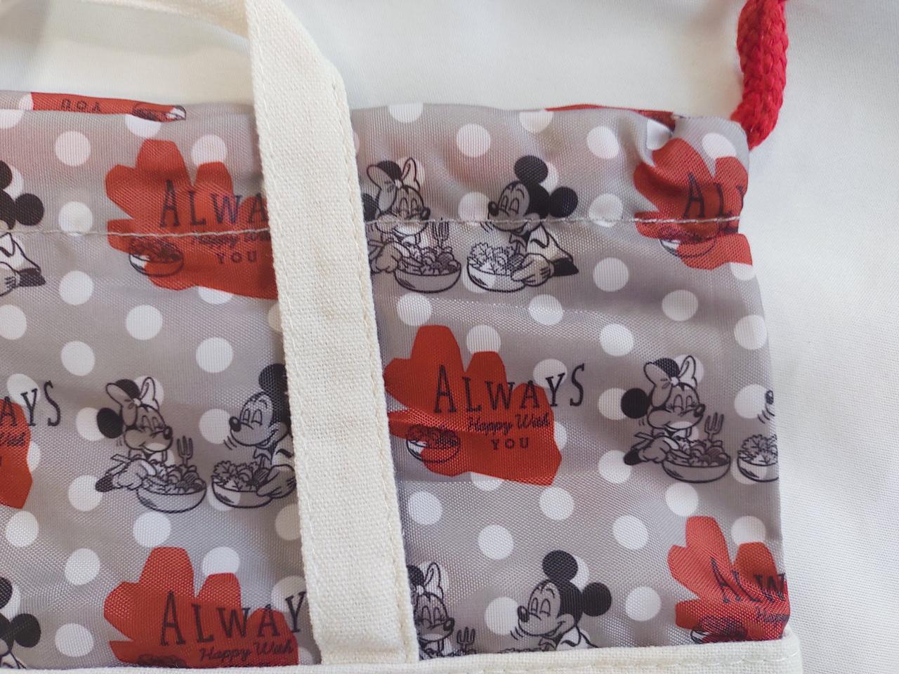 ゼクシィ最新号はディズニー付録「ミッキーのトートバッグ」巾着タイプ