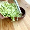 【スライスピーラー】キャベツの千切りに挑戦！