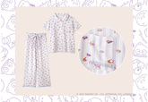 【PEACH JOHN×はぴだんぶい】定番人気のシャツパジャマ「はぴだんぶいシャツパジャマ」（6,578円）