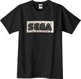 「セガロゴ」Tシャツ ブラック＆シルバー　M/L/XLサイズ　各3,000円