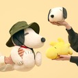「ボルレッチ スヌーピー&ウッドストック」と「スヌーピー メディシンボール ウィズ ハット」