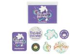 ステッカーセット 1,200円|東京ディズニーリゾート「サマー・クールオフ at Tokyo Disney Resort」グッズ|販売店舗:東京ディズニーランド「ディズニー&カンパニー」|発売日:2026年7月1日(水)