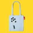 【ROOTOTE(限定ミニトート)】たくさんの風船にねこがぶら下がっているデザイン
