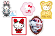 G賞ステッカーSET（全6種）【Happyくじ『HELLO KITTY 50th〜ハッピーアニバーサリー★〜』】