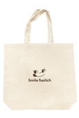 〔非売品〕「Smile Switch オリジナルトートバッグ（ハートペコ）」裏【いっしょに！Smile Switch！遠征！スマイルスイッチ部！in NAGOYA】