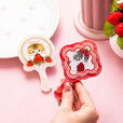【mofusand「MERCI STRAWBERRY」】アクリルミニハンドミラー（2種）／各1,430円（税込）