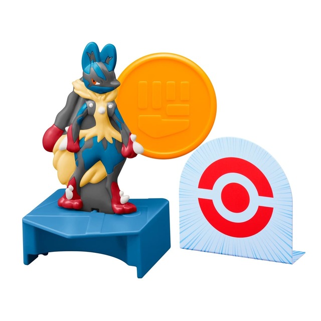 【マクドナルド ハッピーセット「ポケモン」】第1弾：2025年8月8日（金）～8月14日（木）／メガルカリオの飛び出すバトルディスクランチャー