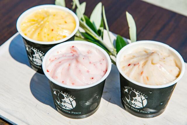 「桃農家カフェ ラペスカ ジェラート」＜期間：2025年4月23日〜5月6日＞【アイスクリーム万博開催！全国から厳選された130種類以上のご当地アイスが福島に大集結！】